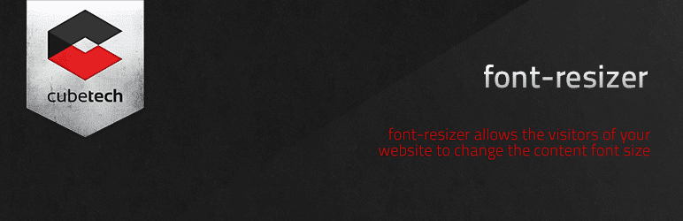 Plugins de WordPress - font-resizer