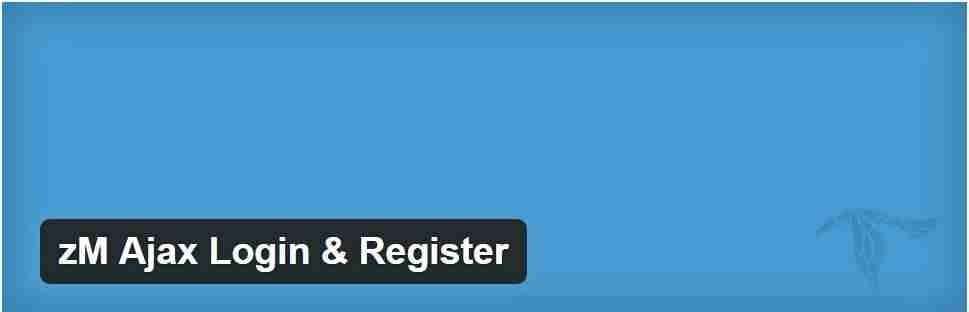 Login de WordPress - zM Ajax Login & Register