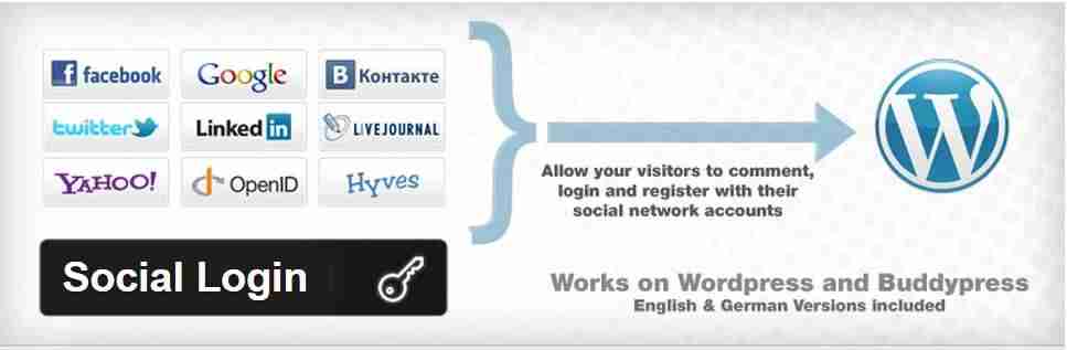 Login de WordPress -  Social Login