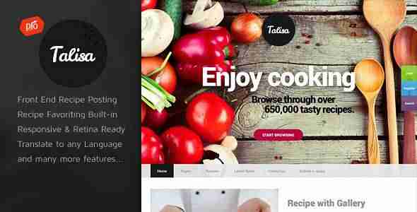 Web de recetas - Talisa