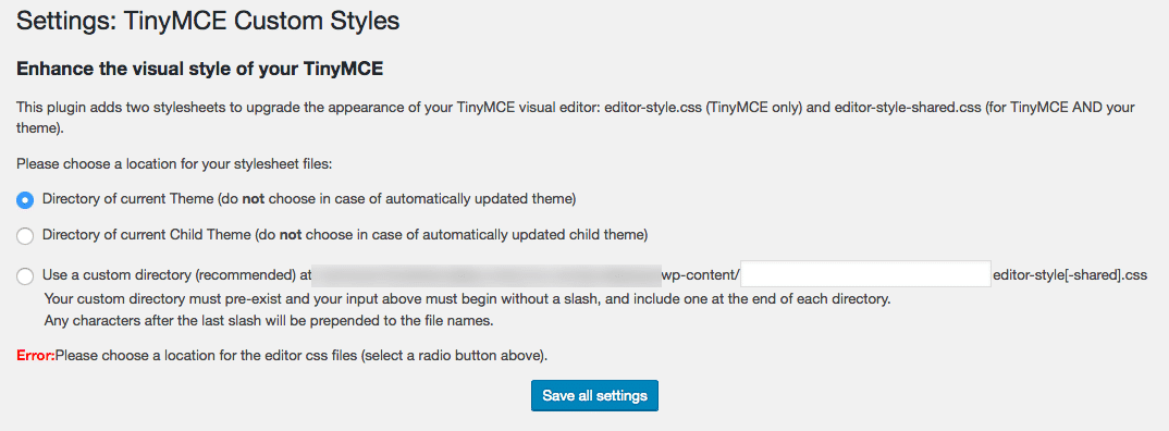 estilos personalizados