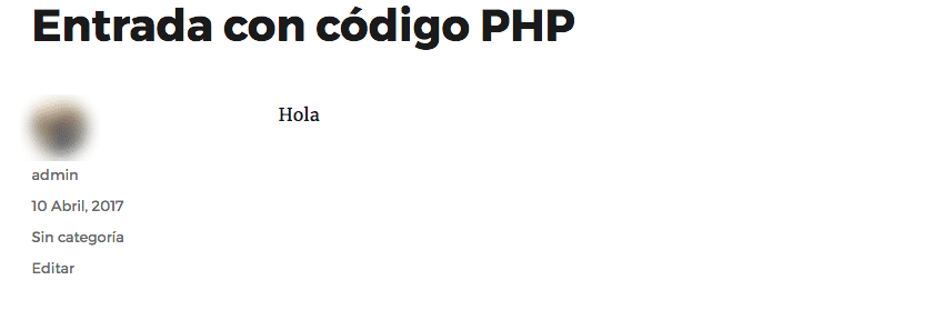 código PHP